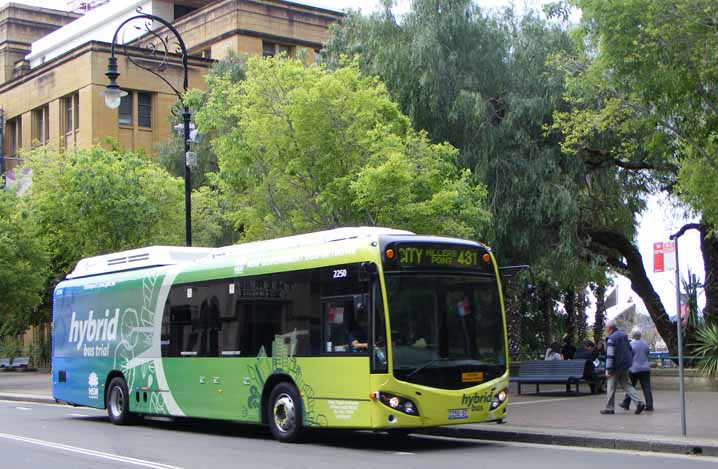 Sydney Buses Dennis Enviro350H Custom CB80 hybrid 2250